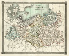 Europe, Poland, Baltic Countries and Germany Map By Thomas Kelly