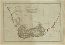 South Africa Map By Iohann Matthias Christoph Reinecke