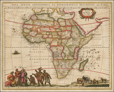 Africa and Africa Map By Hugo Allard