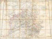 India and Central Asia & Caucasus Map By Great Trigonometrical Survey of India