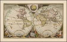 World and World Map By Willelm & Jan  Goeree