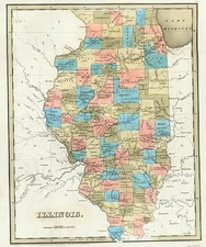 Midwest Map By Thomas Gamaliel Bradford