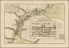 Midwest and Canada Map By Jacques Nicolas Bellin