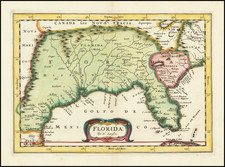 Florida, South and Southeast Map By Joannes Zunners