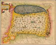 Holy Land Map By Christian van Adrichom