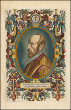 Portraits & People Map By Abraham Ortelius