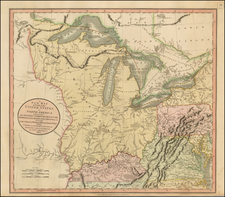 Mid-Atlantic, Midwest and Canada Map By John Cary