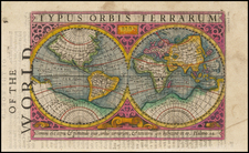 World and World Map By Jodocus Hondius