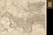 Central Asia & Caucasus and Middle East Map By James Wyld