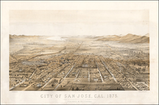 California and San Francisco & Bay Area Map By Charles   Braddock Gifford