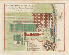 South Africa Map By Jacques Nicolas Bellin