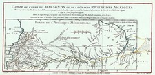 South America Map By Jacques Nicolas Bellin