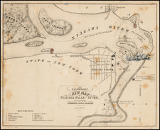 New York State Map By F. H. Johnson