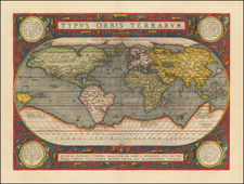 World and World Map By Abraham Ortelius