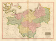 Poland, Baltic Countries and Germany Map By John Pinkerton