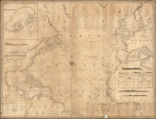 Atlantic Ocean and Caribbean Map By Blachford & Imray