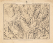 Southwest and California Map By George M. Wheeler