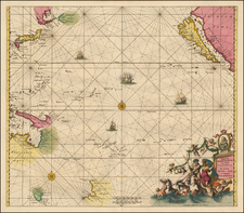 Japan, Other Islands, Australia & Oceania, Pacific, Australia, Oceania, New Zealand, Other Pacific Islands and California as an Island Map By Louis Renard