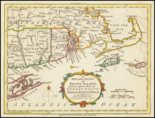 New England, Connecticut, Massachusetts and Rhode Island Map By Political Magazine