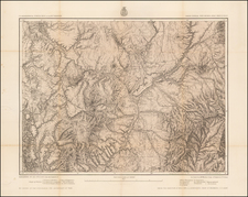 Southwest Map By George M. Wheeler