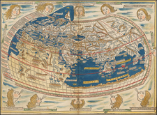 World and World Map By Claudius Ptolemy / Lienhart Holle