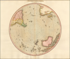 Southern Hemisphere and Polar Maps Map By John Pinkerton