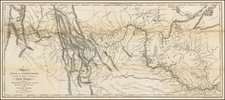 United States, Midwest, Plains, Southwest, Rocky Mountains and Canada Map By William Clark  &  Meriwether Lewis