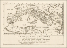 Italy and Mediterranean Map By Pierre Du Val