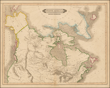 Rocky Mountains, Alaska and Canada Map By Daniel Lizars