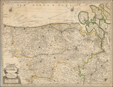 Belgium Map By F. de la Pointe