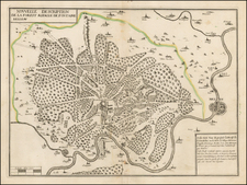 (Fontainebleau) Nouvelle Description de la Forest Royalle de Fontaine Belleau By Jean Boisseau