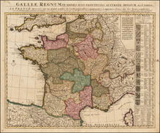 Luxembourg and France Map By Peter Schenk