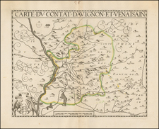 France Map By Anonymous / Jean Le Clerc