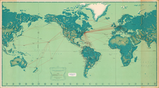 World and Pictorial Maps Map By Pan American World Airways