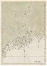 Maine and American Revolution Map By Joseph Frederick Wallet Des Barres