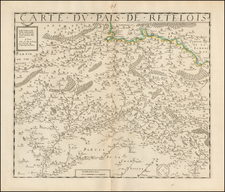 Nord et Nord-Est Map By Jean Le Clerc / F. de la Pointe