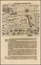 Florida Map By Theodor De Bry / Matthaeus Merian