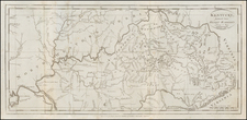 South and Kentucky Map By Mathew Carey