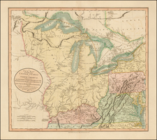 Mid-Atlantic, Midwest and Canada Map By John Cary