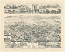 California and Other California Cities Map By W.W. Elliott & Co.