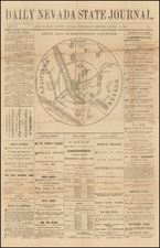 Nevada and Other California Cities Map By Daily Nevada State Journal