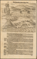 Indonesia Map By Theodor De Bry / Matthaus Merian