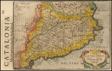 Spain Map By Jodocus Hondius - Johannes Cloppenburg