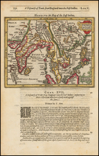 India, Southeast Asia and Central Asia & Caucasus Map By Jodocus Hondius / Samuel Purchas