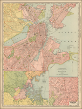 New England Map By Rand McNally & Company