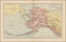 Alaska Map By George F. Cram