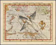 Celestial Maps Map By John Flamsteed / Jean Nicolas Fortin