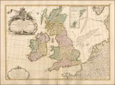 British Isles Map By Jean Janvier