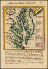 Mid-Atlantic, Delaware, Southeast and Virginia Map By Robert Morden