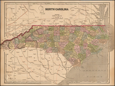 Southeast and North Carolina Map By Charles Morse